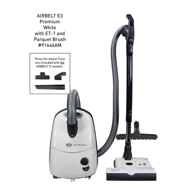 Sebo Airbelt E series canister vacuum