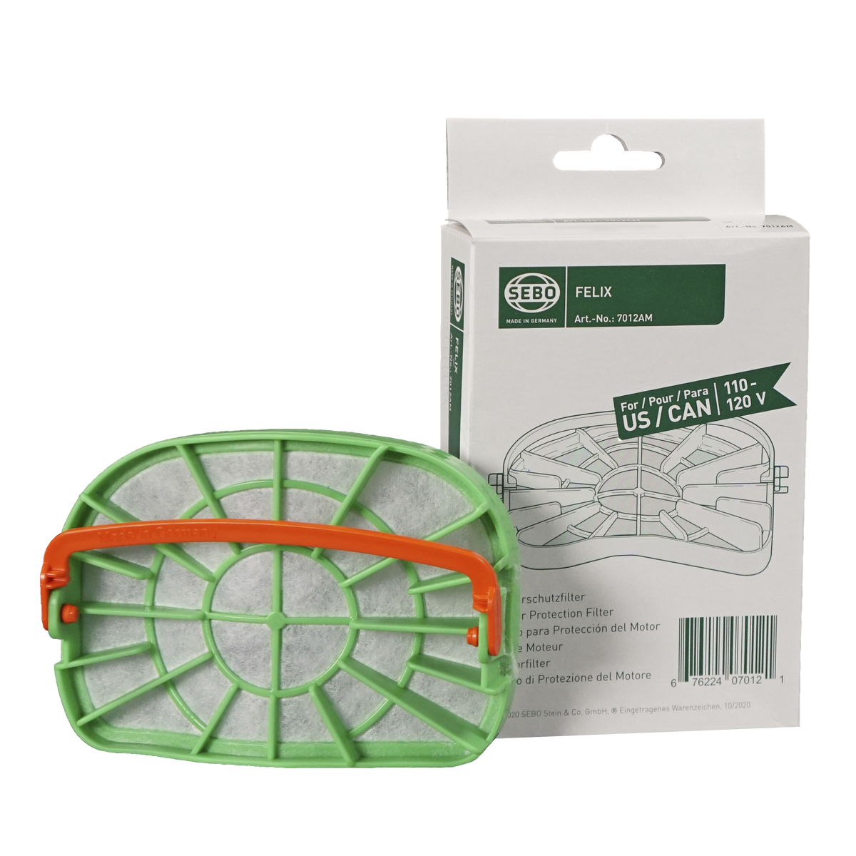 Sebo Pre-Motor Filter for Felix/Dart (Part# 7012AM)