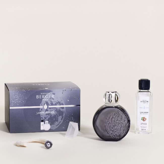 Astral Grey Home Fragrance Lamp Gift Set with White Cashmere