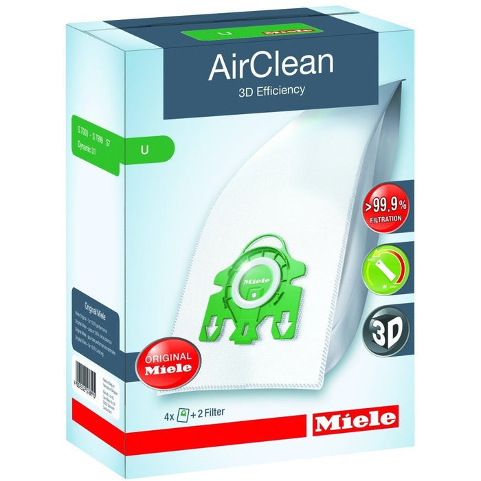 Miele U AirClean 3D Efficiency Vacuum Bags
