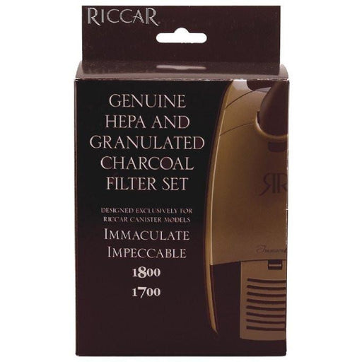 Riccar RF17G Genuine HEPA and Granulated Charcoal Filter Set for Immaculate Impeccable 1800 1700