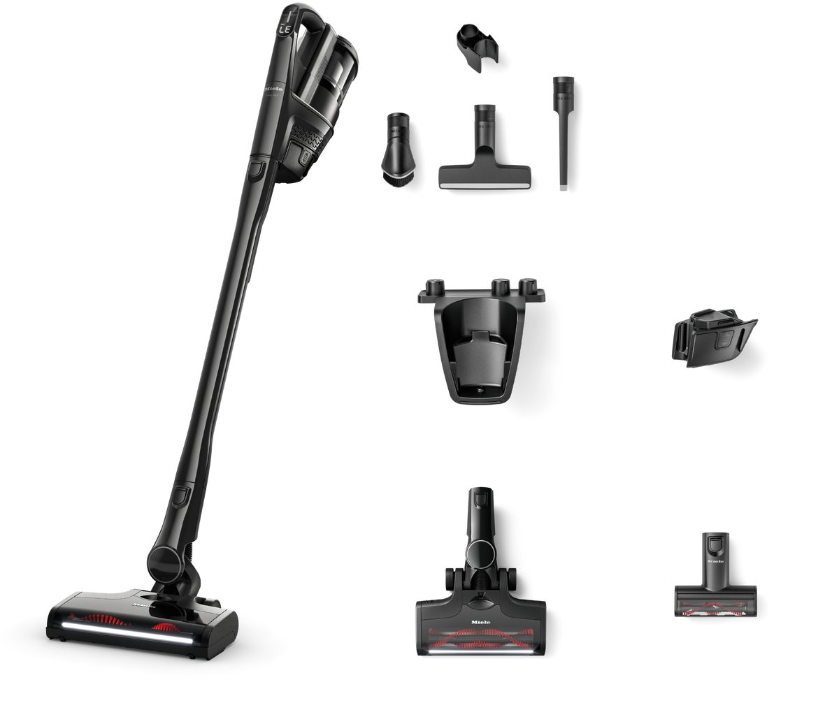 Miele Triflex HX3 Cat & Dog cordless stick vacuum in Obsidian Black