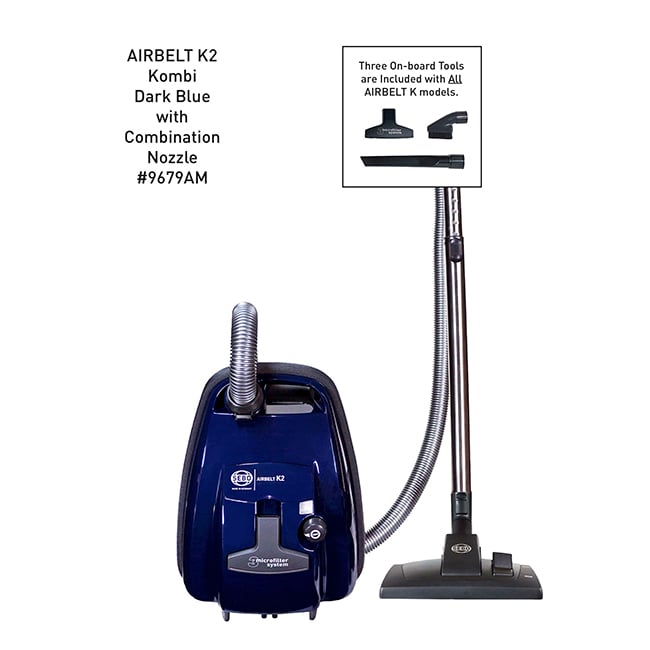 Sebo Airbelt K series canister vacuum