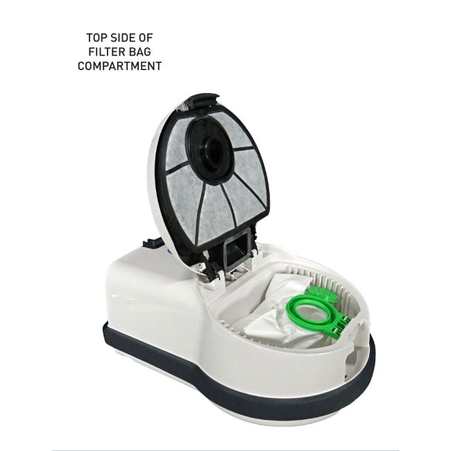 Sebo Airbelt D filter bag compartment