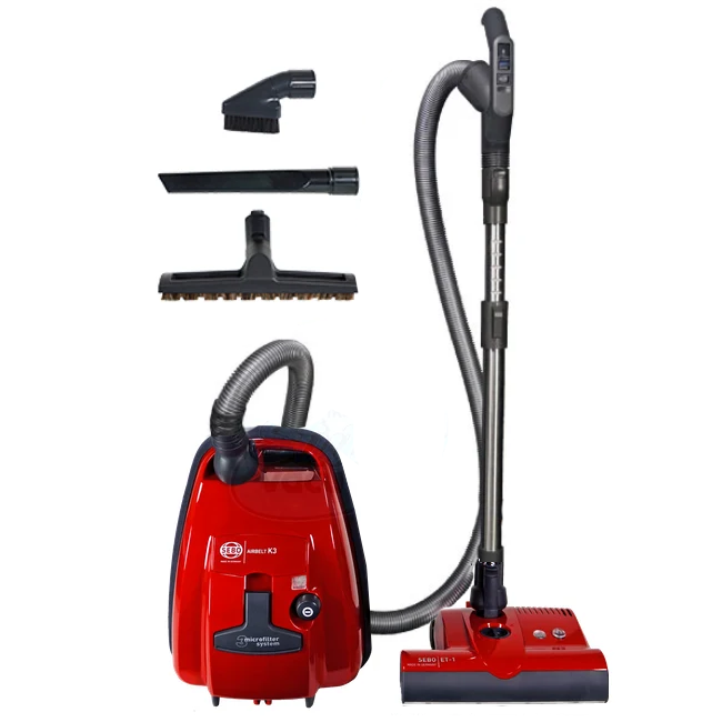 Sebo Airbelt K3 Premium canister vacuum in Red