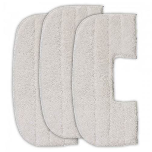 Riccar WFP-3 White Microfiber Floor Pads (3 Pack)